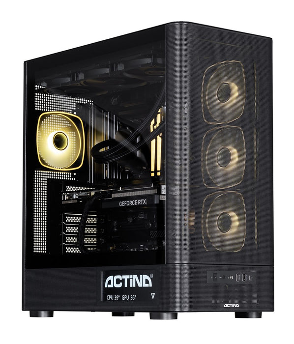 Actina 5901443441908 PC Intel Core Ultra 7 270K Plus 32 GB DDR5-SDRAM 1 TB SSD NVIDIA GeForce RTX 5080 Midi Tower Black