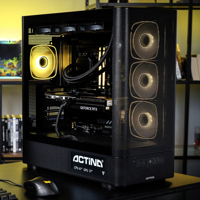 Actina 5901443441908 PC Intel Core Ultra 7 270K Plus 32 GB DDR5-SDRAM 1 TB SSD NVIDIA GeForce RTX 5080 Midi Tower Black