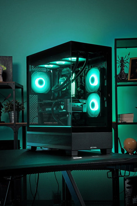 Actina 5901443442134 PC AMD Ryzen™ 9 9950X3D 192 GB DDR5-SDRAM 4 TB SSD NVIDIA GeForce RTX 5090 Windows 11 Pro Midi Tower Black