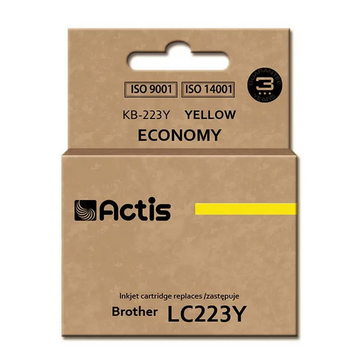 Actis KB-223Y ink (replacement for Brother LC223Y; Standard; 10 ml; yellow) - For Brother printers (without