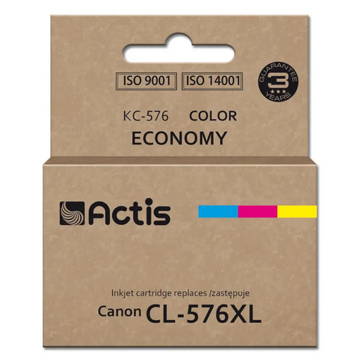 Actis KC-576 Canon printer ink replacement Canon CL-576XL; Supreme; 15 ml; colour: cyan yellow magenta - For Canon