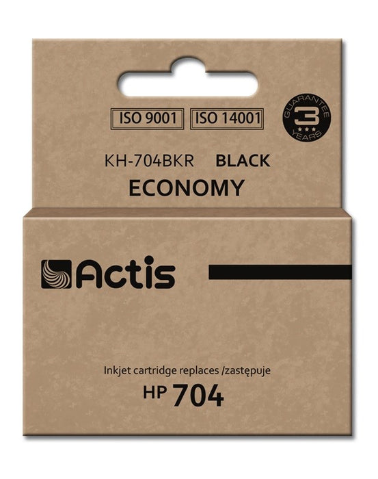 Actis KH-704BKR Ink (replacement HP 704 CN692AE; Standard; 15 ml; black)