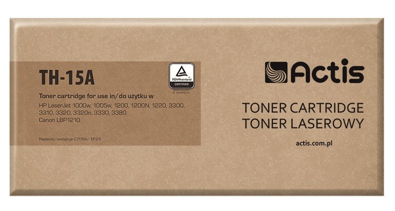 Actis TH-15A Toner (replacement for HP 15A C7115A, Canon EP-25; Standard; 2500 pages; black)