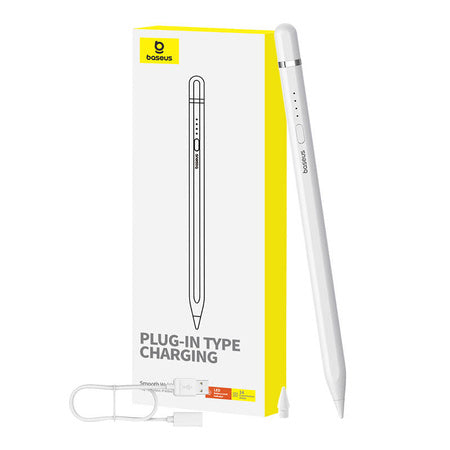 Active stylus Baseus Smooth Writing Series with wireless charging lightning (White) - Tablet styluses<<<GSM