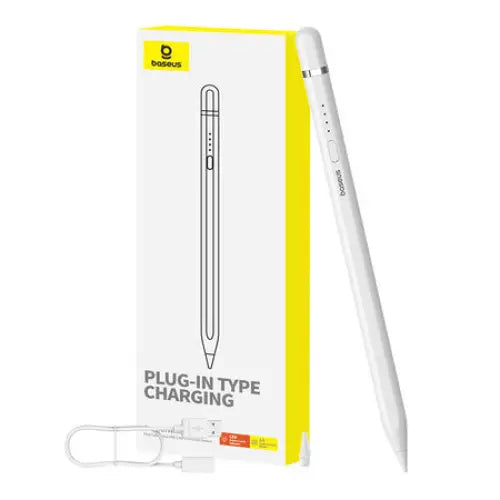 Active stylus Baseus Smooth Writing Series with wireless charging USB-C (White) - Tablet styluses<<<GSM