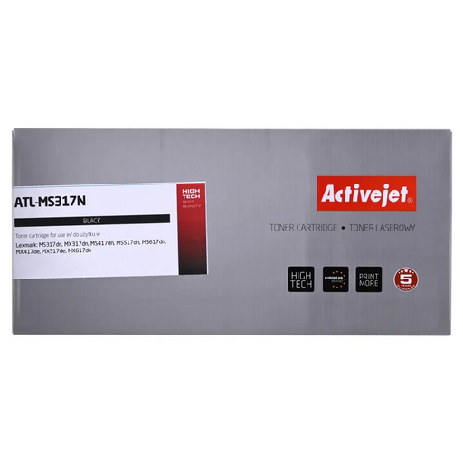 Activejet ATL-MS317N Toner (replacement for Lexmark 51B2000 Supreme; 2,500 pages; black) - For Lexmark printers