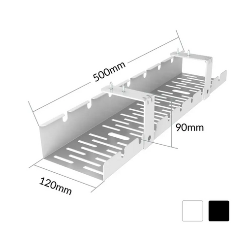 ACTIVEJET desk cable organiser CMP502 white - Cable coversTVA-MAS<<<TV and accessoriesTVA<<<ActionPL