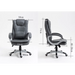 Activejet heated office chair with massage YK7304 grey - Office armchairsFOE-BIU<<<ArmchairsFOE<<<ActionPL