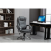 Activejet heated office chair with massage YK7304 grey - Office armchairsFOE-BIU<<<ArmchairsFOE<<<ActionPL