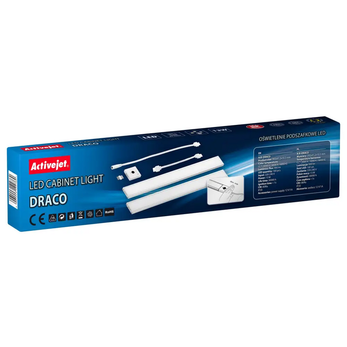 Activejet Set of LED under-cabinet lamps AJE-DRACO - Furniture fixturesOSW-OML<<<LightingOSW<<<ActionPL