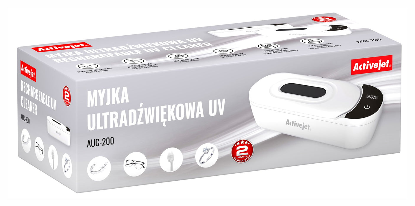 Activejet AUC-200 white UV ultrasonic cleaner