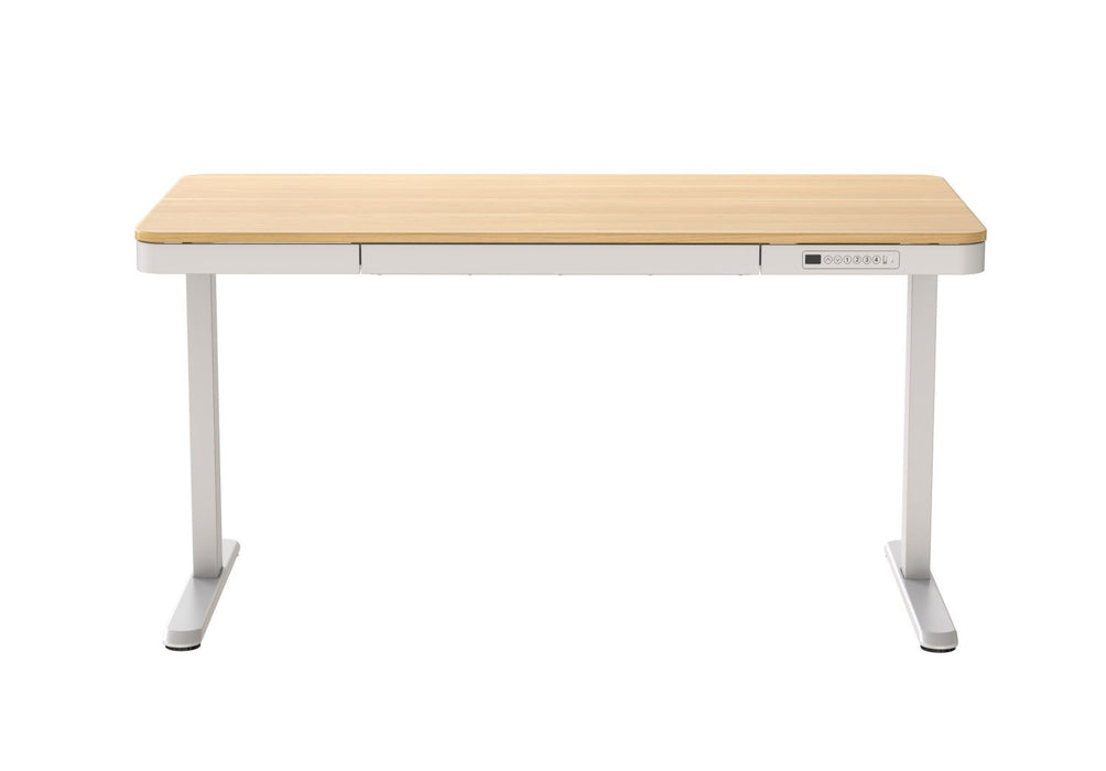 ACTIVEJET desk with electric height adjustment 140x70 ET119W-C white/oak