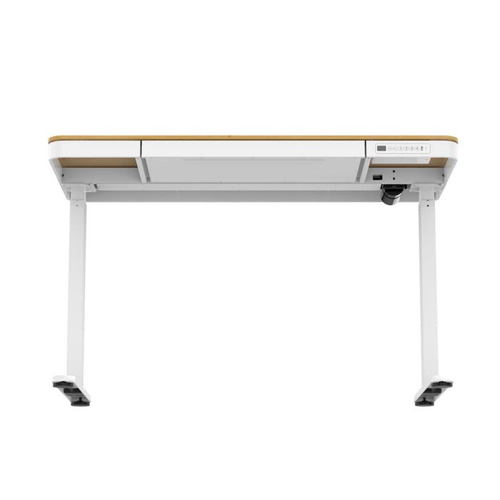ACTIVEJET desk with electric height adjustment 140x70 ET119W-C white/oak