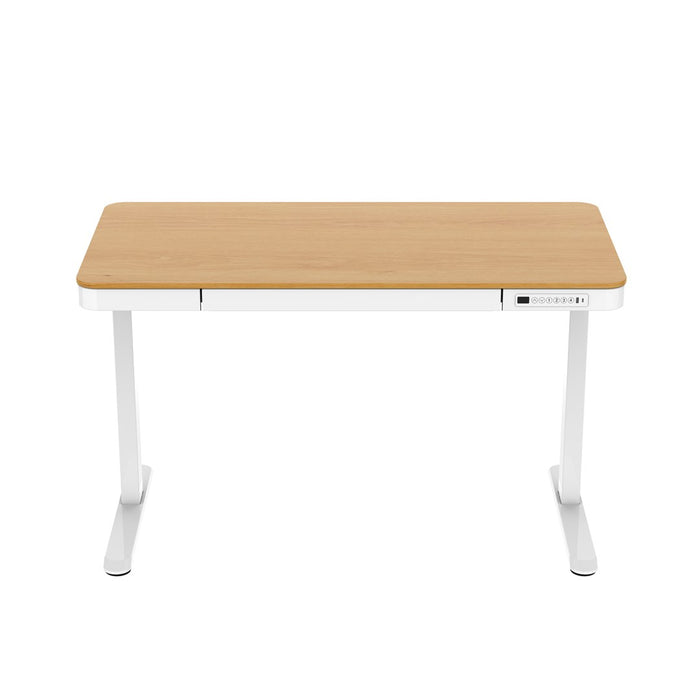 ACTIVEJET desk with electric height adjustment 140x70 ET119W-C white/oak