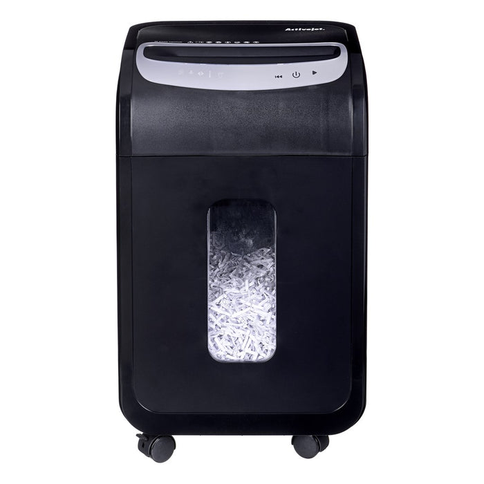 Shredder Activejet ASH-2502C, P-4, 28 l, shreds 4x40 mm, black