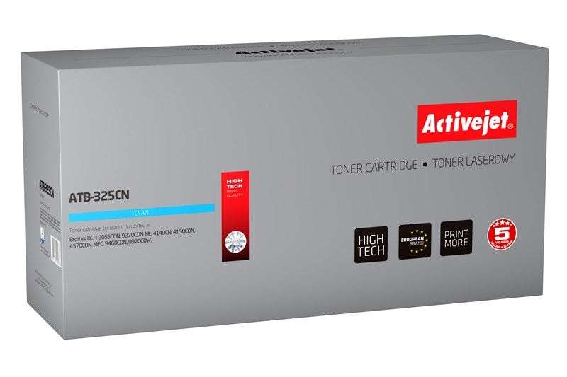 Activejet ATB-325CN Toner (replacement for Brother TN-325C; Supreme; 3,500 pages; cyan)