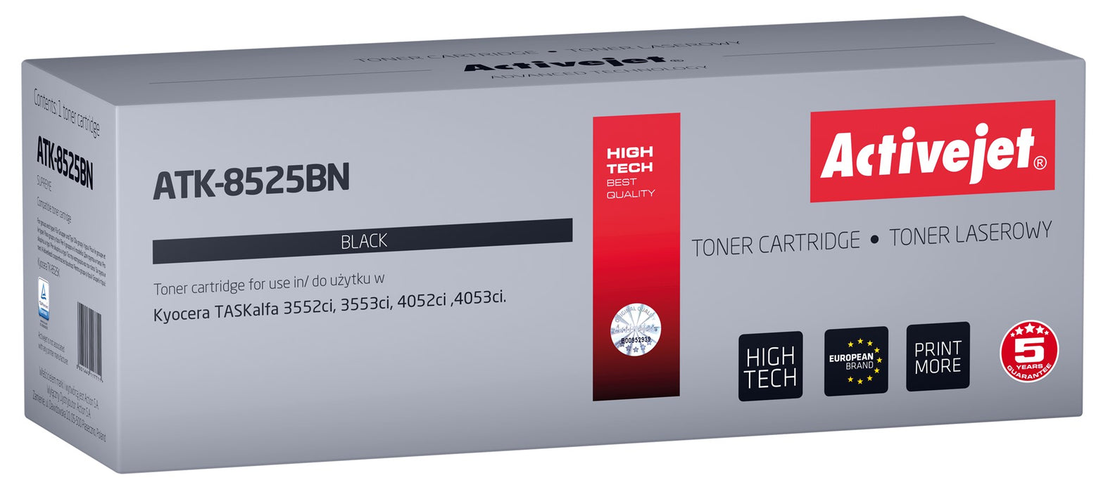 Activejet ATK-8525BN toner (replacement for Kyocera TK-8525K; Supreme; 30000 pages; black)