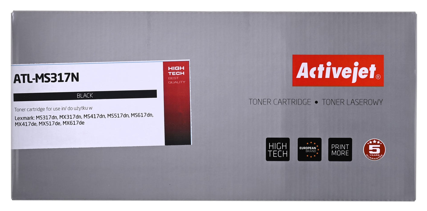 Activejet ATL-MS317N Toner (replacement for Lexmark 51B2000, Supreme; 2,500 pages; black)