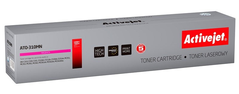Activejet ATO-310MN Toner (replacement OKI 44469705; Supreme; 2000 pages; magenta)