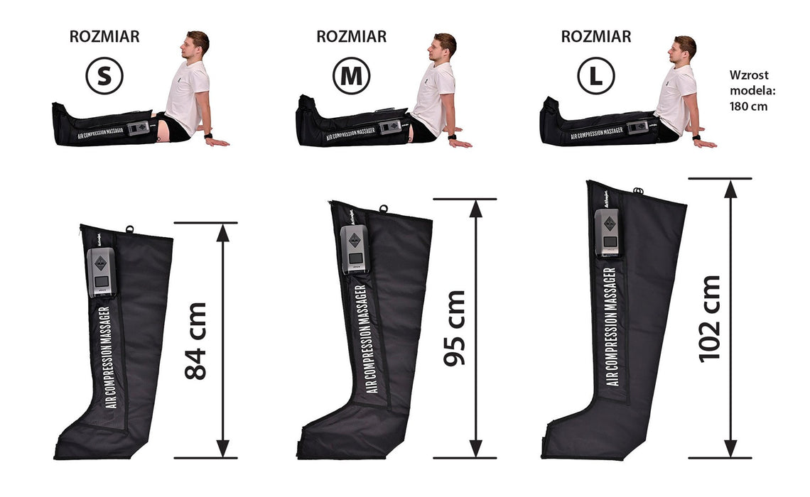 Activejet ACM-PLUS-A1 M lymphatic compression massager for legs
