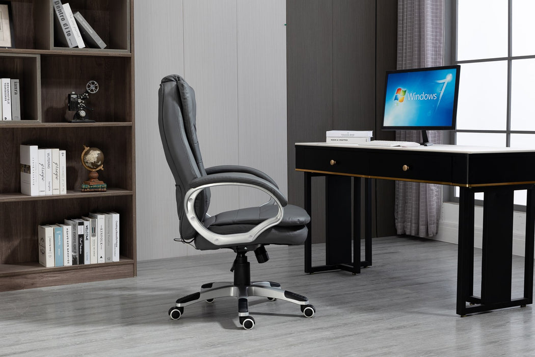 Activejet heated office chair with massage YK7304 grey