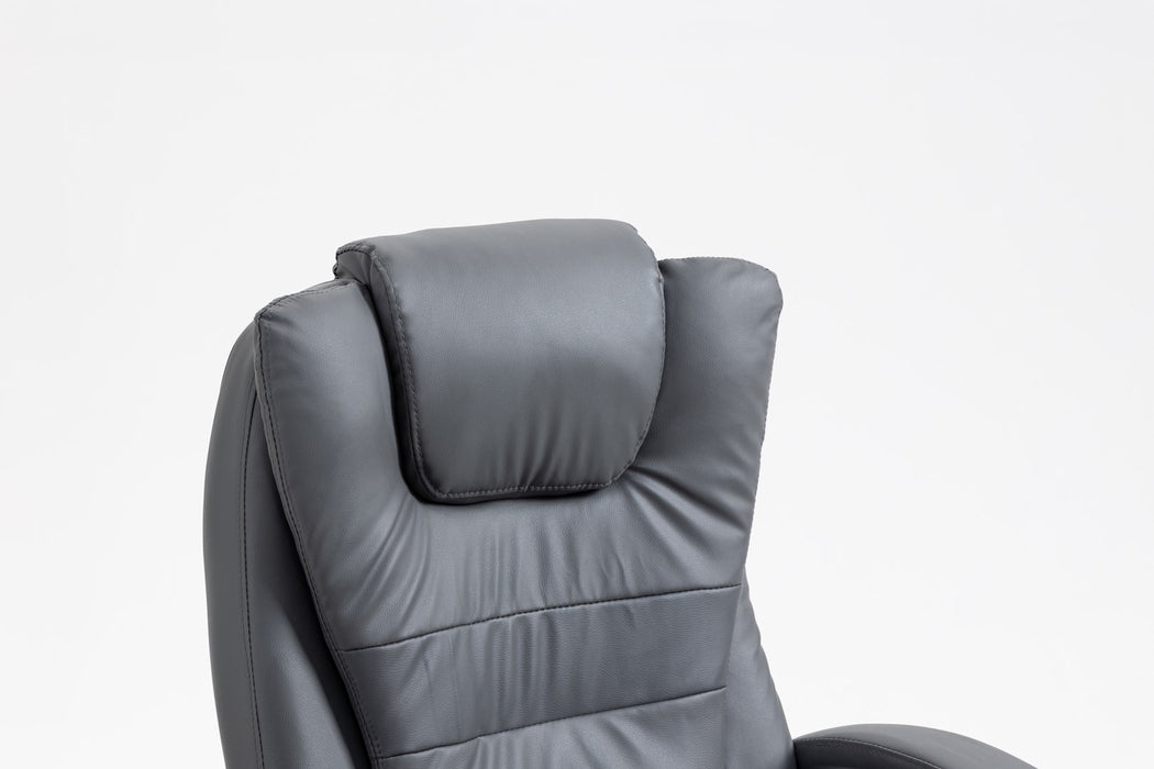 Activejet heated office chair with massage YK7304 grey