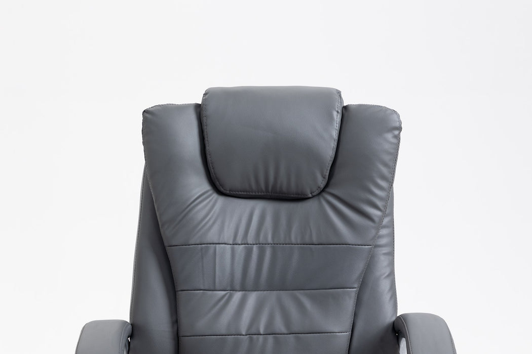 Activejet heated office chair with massage YK7304 grey