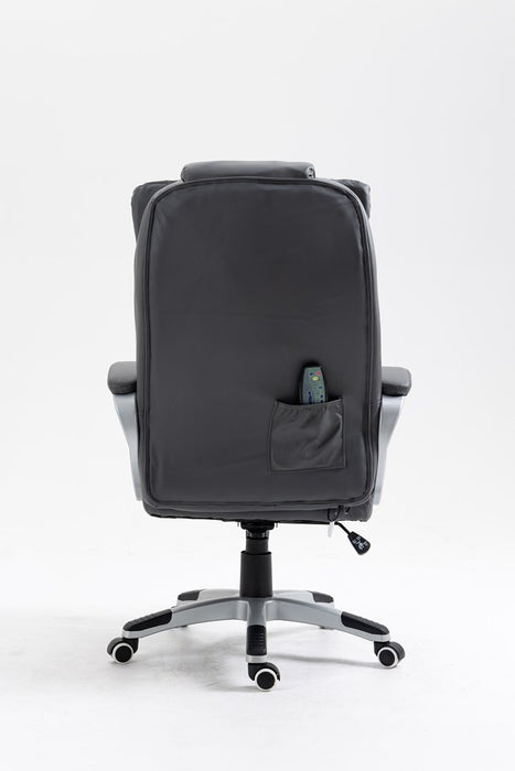 Activejet heated office chair with massage YK7304 grey