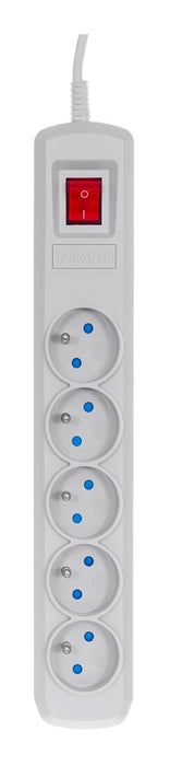 Activejet grey power strip with cord ACJ COMBO 5G/1,5M/BEZP. AUT/S