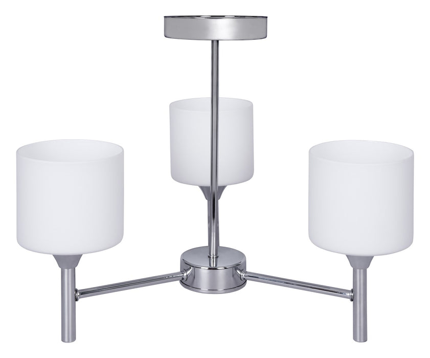 Activejet Classic chandelier pendant ceiling lamp MIRA chrome triple 3xE27 for living room