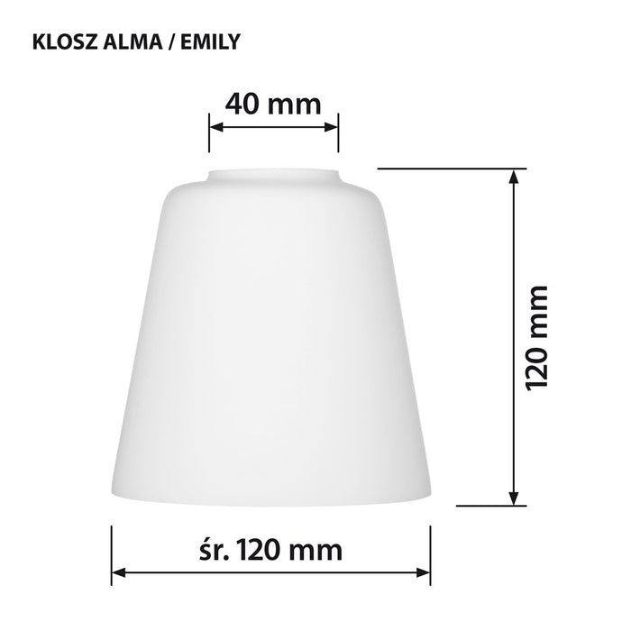 Wall lamp Activejet AJE-ALMA 1P E27 1x40W