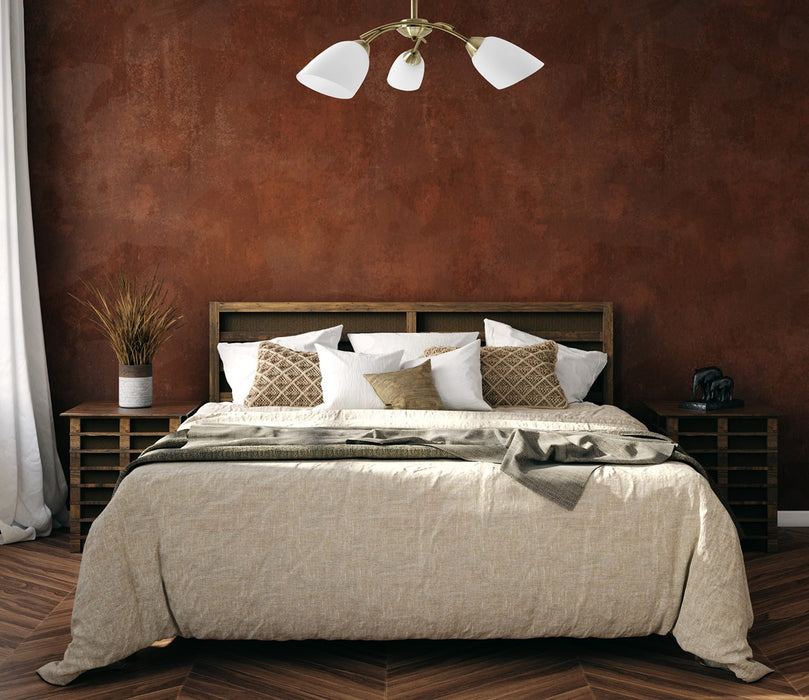 Activejet Classic ceiling chandelier pendant lamp NIKITA Patina triple 3xE27 for living room