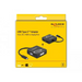 Adapter 4 in 1 Delock 63129 USB-C male - VGA / DVI / DP / HDMI female Black - PC кабели<<<Кабели<<<ValiAPI