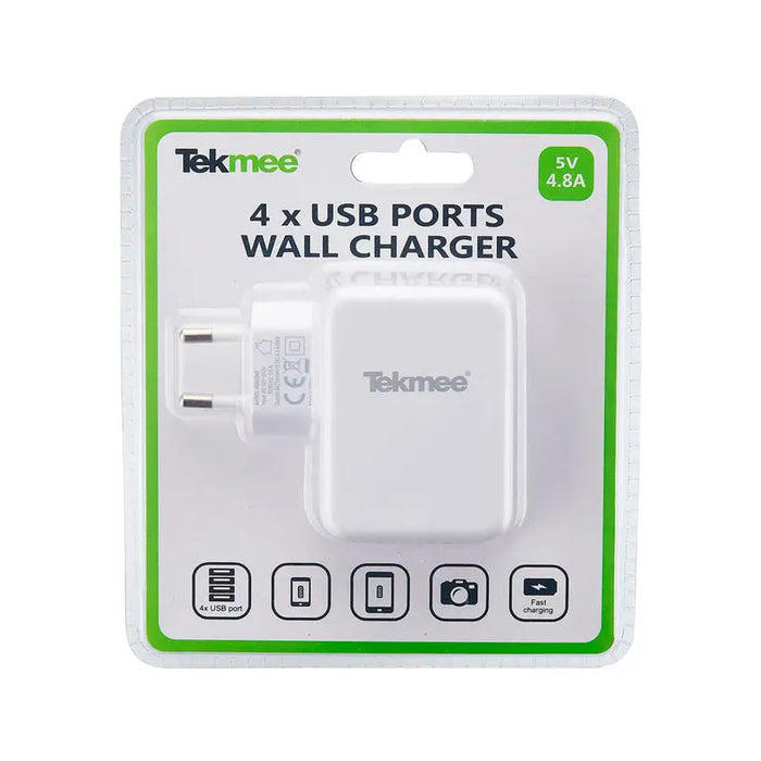 ADAPTER 4XUSB 5V/4.8A TEKMEE - Зарядни устройства<<<Батерии и фенери<<<Осветление<<<Praktiker