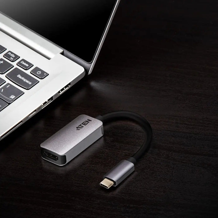 Adapter ATEN UC3008A1 USB-C male - HDMI female 4K Black - PC кабели<<<Кабели<<<ValiAPI&&&Адаптери<<<Компютър Кабели и