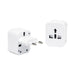 Adapter Diva Travel Adapter 3in1 White - Адаптери<<<Аксесоари за телевизори<<<Аксесоари<<<TechMart