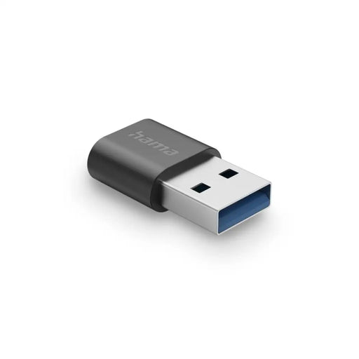 Adapter HAMA USB-A male - USB-C female USB 3.2 Gen 2 10 Gbit/s Black - Кабели за мобилни
