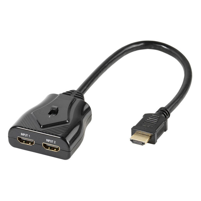 ADAPTER HDMI 2X1 VIVANCO HDMI 2X1 47157 - Кабели<<<Електроматериали<<<Строителни