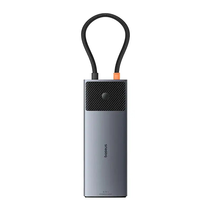 Adapter Hub 10in1 Baseus 2x HDMI USB-C 3xUSB-A + RJ45 + SD/TF PD (grey) - Hubs<<<IT Accessories<<<InnproXML&&&USB