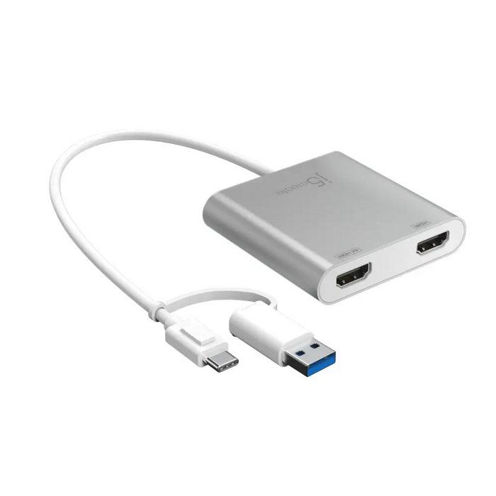 Adapter j5create JCA365 For 2 monitors USB-C - 2 x HDMI - Адаптери конвертори<<<Кабели<<<ValiAPI