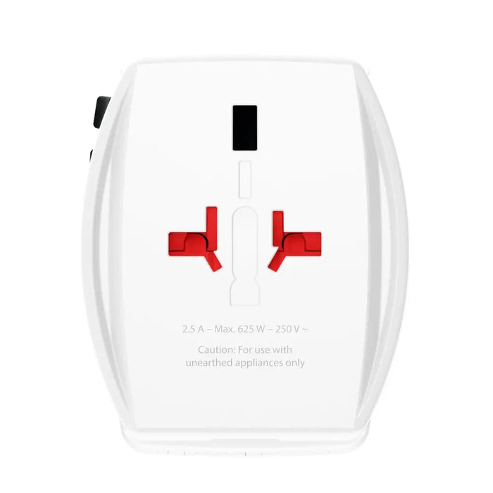 Adapter SKROSS AC65PD USB-A USB-C 1.302976 World White - Аксесоари за контакти<<<Продукти за дома<<<ValiAPI
