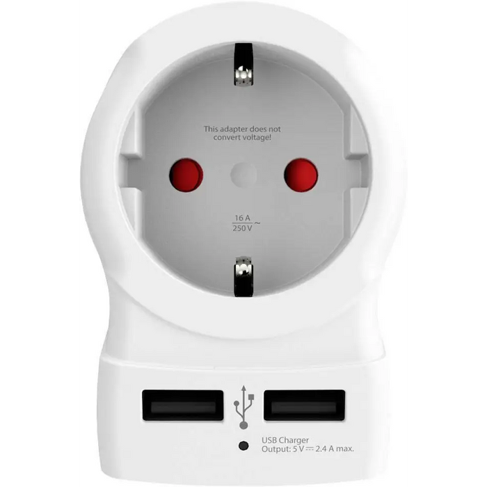 Adapter SKROSS Europe to UK 1500280 USB White - Аксесоари за контакти<<<Продукти за дома<<<ValiAPI