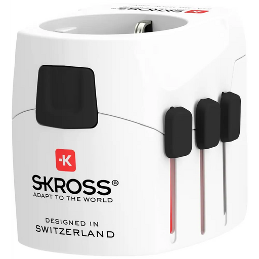 Адаптер SKROSS PRO Light 2 x USB-A World Бял - Аксесоари за контакти<<<Продукти за дома<<<ValiAPI