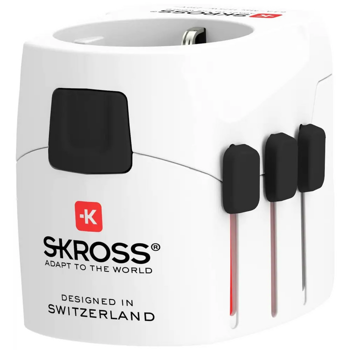 Адаптер SKROSS PRO Light 2 x USB-A World Бял - Аксесоари за контакти<<<Продукти за дома<<<ValiAPI