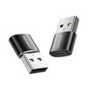 Adapter USB male-female Type-C (2 pieces) Joyroom S-H152 (black) - Adapters connectors and converters<<<IT