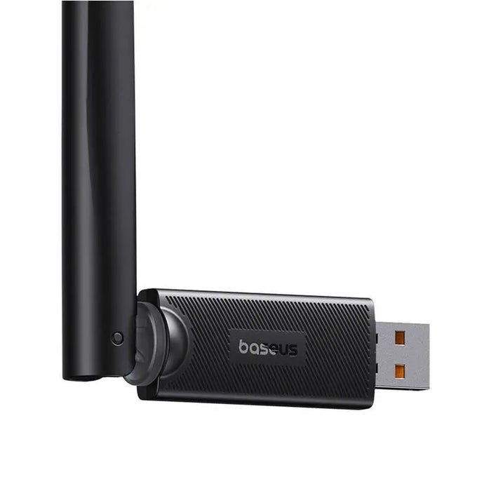 Adapter WiFi with antenna Baseus FastJoy 650Mbps (black) - Adapters connectors and converters<<<IT