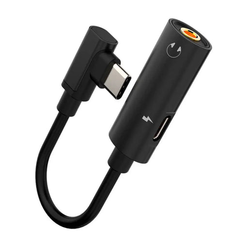 Adapter Xmart Type-C to 3.5mm Black - Аксесоари за смартфон<<<Аксесоари<<<TechMart&&&Аксесоари за смартфон<<<Телефони и