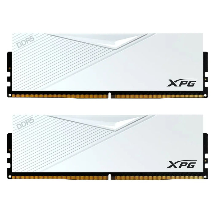 ADATA LANCER 32GB (2x16GB) DDR5 6000 MHz U-DIMM White - Памети за настолни компютри<<<ADATA памети и