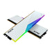 ADATA LANCER RGB 32GB (2x16GB) DDR5 7200 MHz U-DIMM White - Памети за настолни компютри<<<ADATA памети и