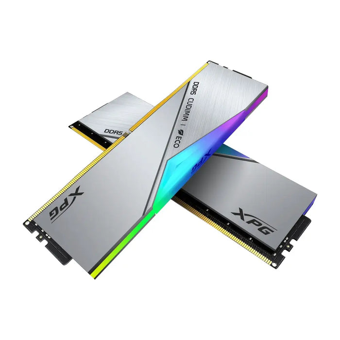 ADATA LANCER RGB 48GB (2x24GB) DDR5 8400 MHz CU-DIMM Silver - Памети за настолни компютри<<<ADATA памети и